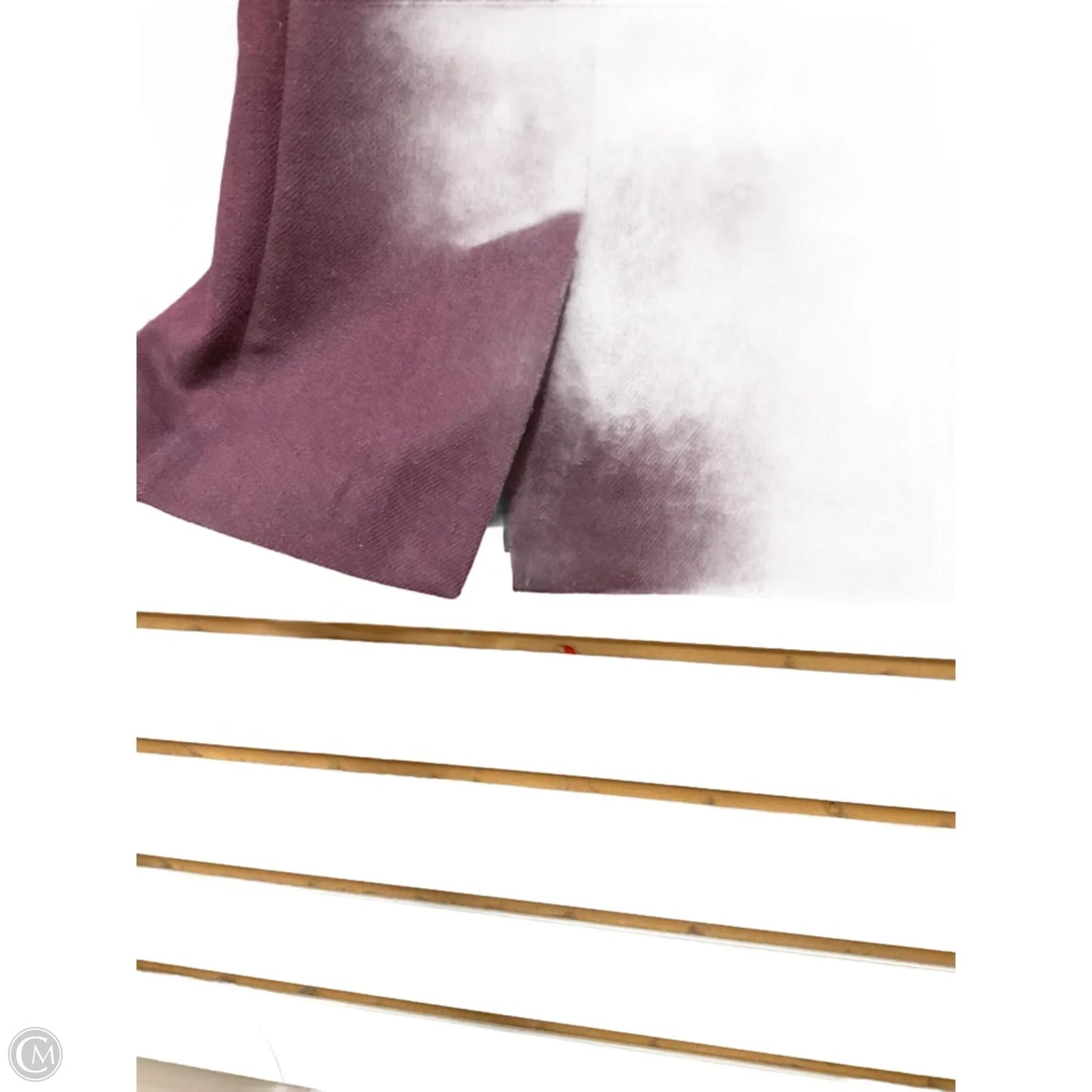 Dress Casual Midi By Banana Republic In Maroon, Size: S