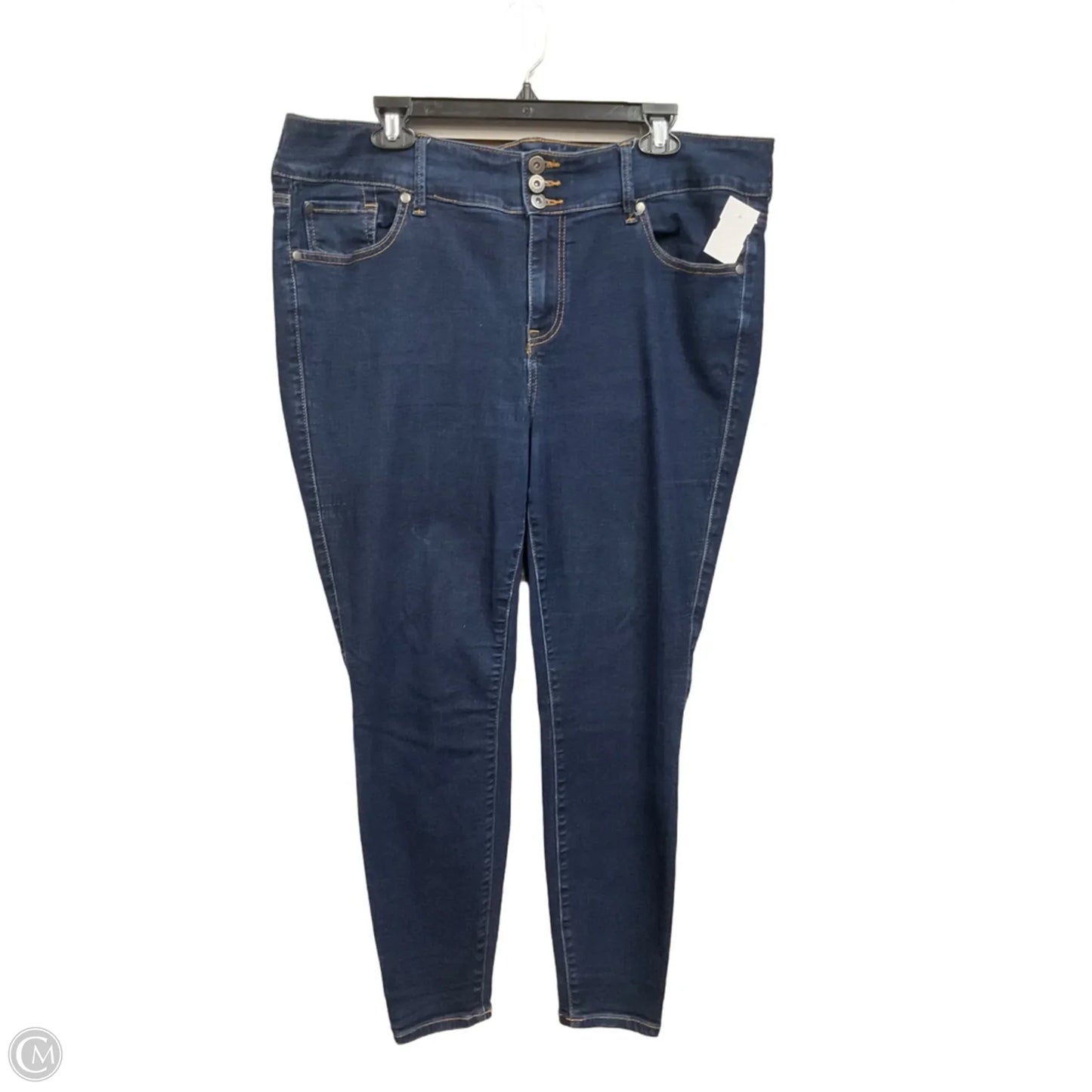 Jeans Skinny By Torrid In Blue Denim, Size: 20