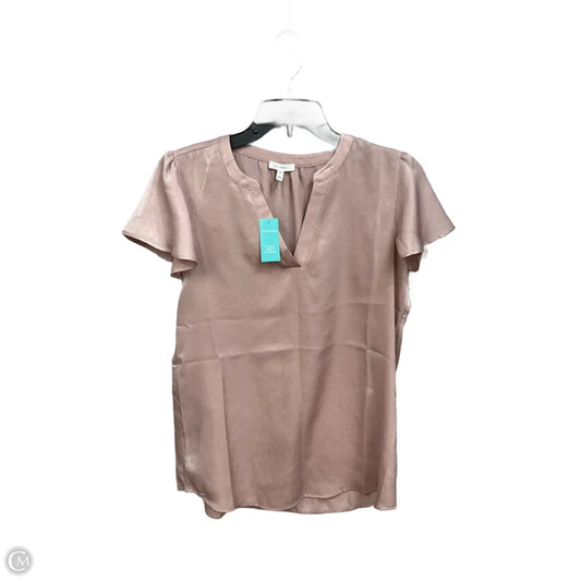 Top Short Sleeve By Maurices In Mauve, Size: Xs
