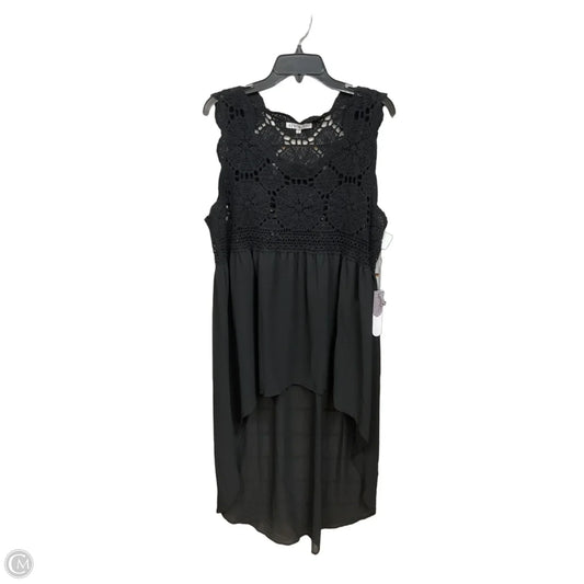 Top Sleeveless By Clothes Mentor In Black, Size: L