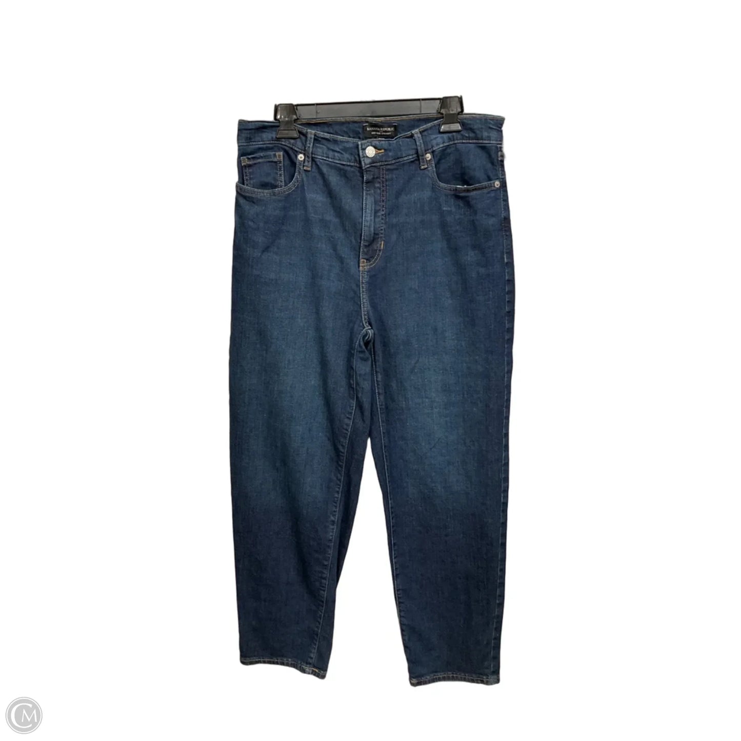 Jeans Boot Cut By Banana Republic In Blue Denim, Size: 12