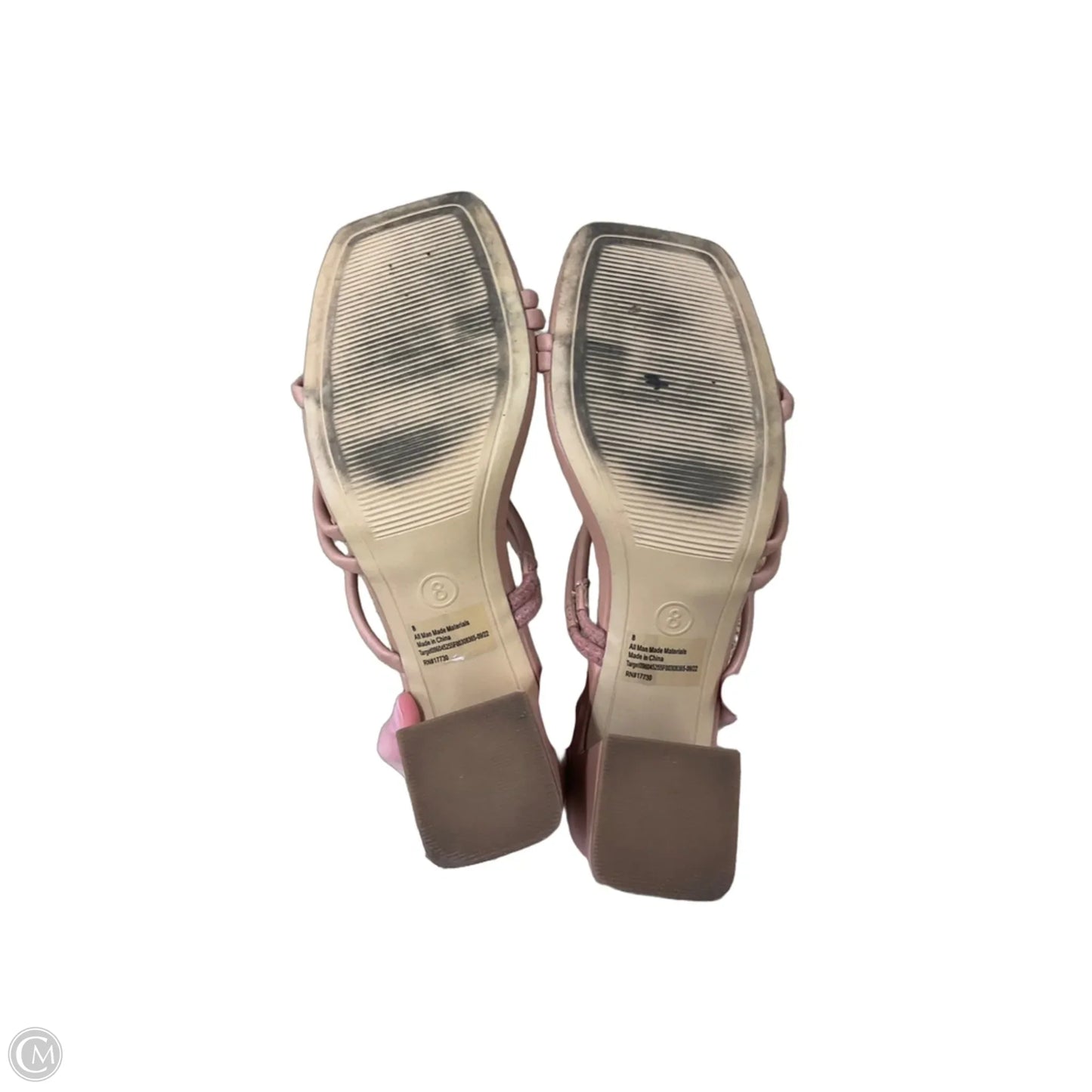 Shoes Heels Block By A New Day In Pink, Size: 8