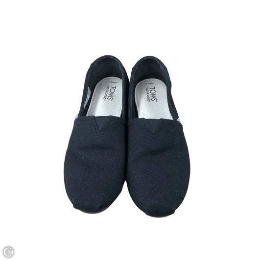 Shoes Flats By Toms In Black, Size: 7.5