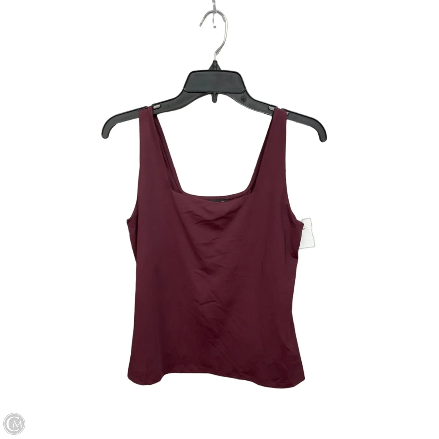 Top Sleeveless Basic By Inc In Maroon, Size: S