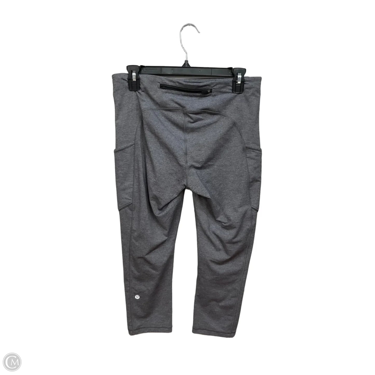 Athletic Capris By Lululemon In Grey, Size: 10