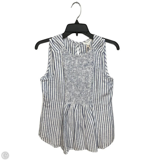 Top Sleeveless By Beachlunchlounge In Striped Pattern, Size: Xs