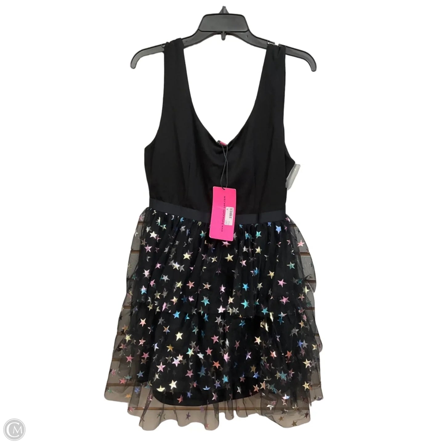 Dress Casual Short By Betsey Johnson In Black, Size: Xl