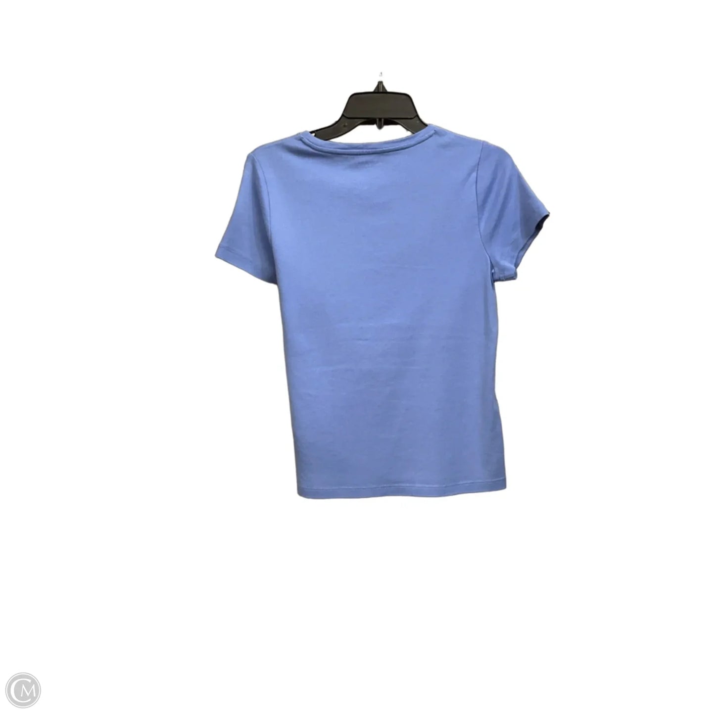 Top Short Sleeve Basic By Talbots In Purple, Size: Lp