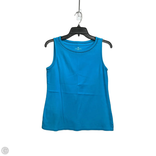 Top Sleeveless By Talbots In Teal, Size: Lp