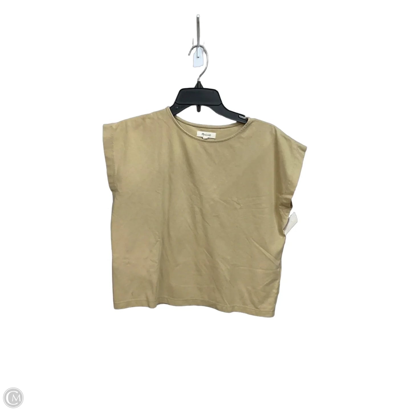 Top Sleeveless Basic By Madewell In Tan, Size: Xs