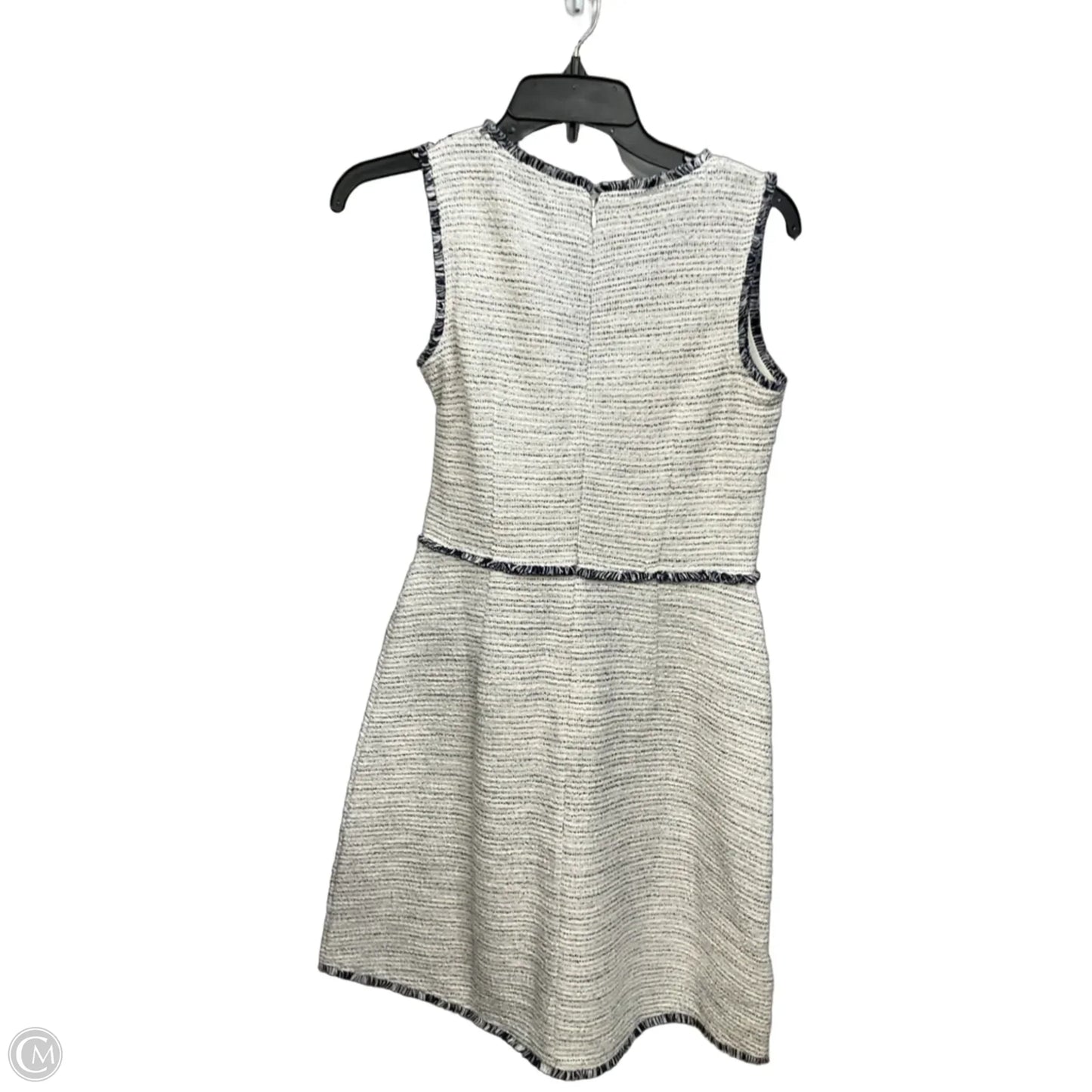 Dress Casual Midi By Loft In Blue & White, Size: Xs