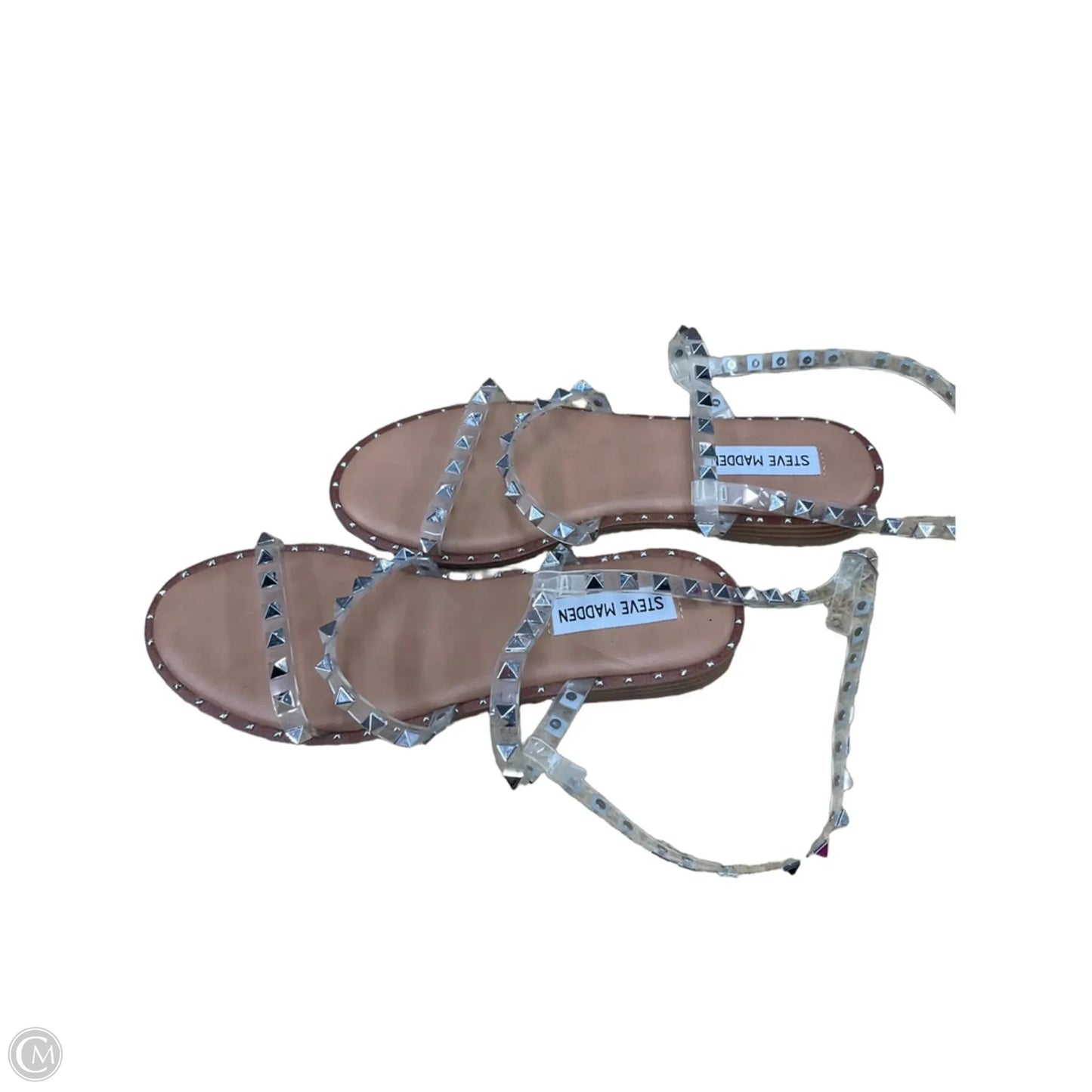 Sandals Flats By Steve Madden In Clear, Size: 7.5