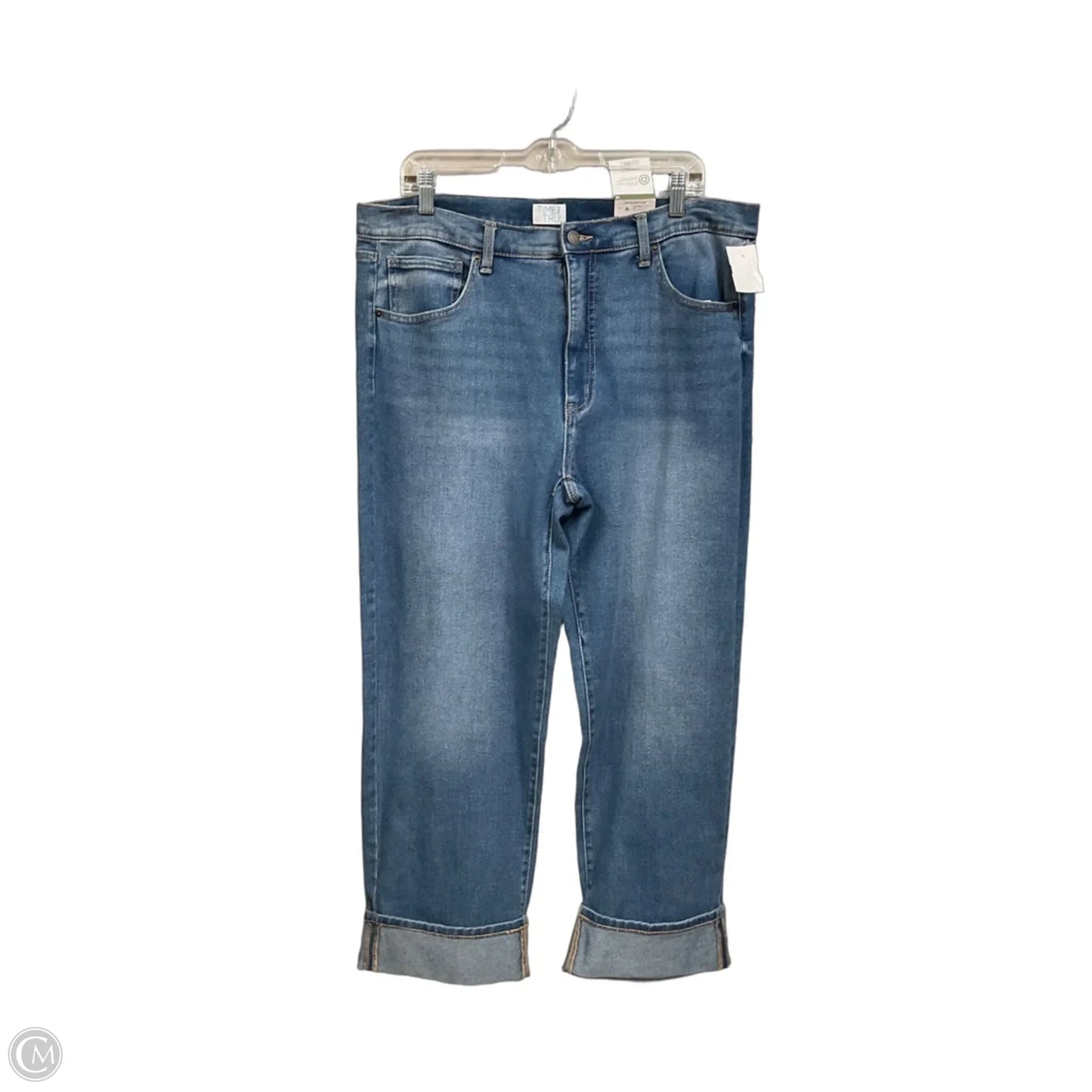 Jeans Boot Cut By Time And Tru In Blue Denim, Size: 16