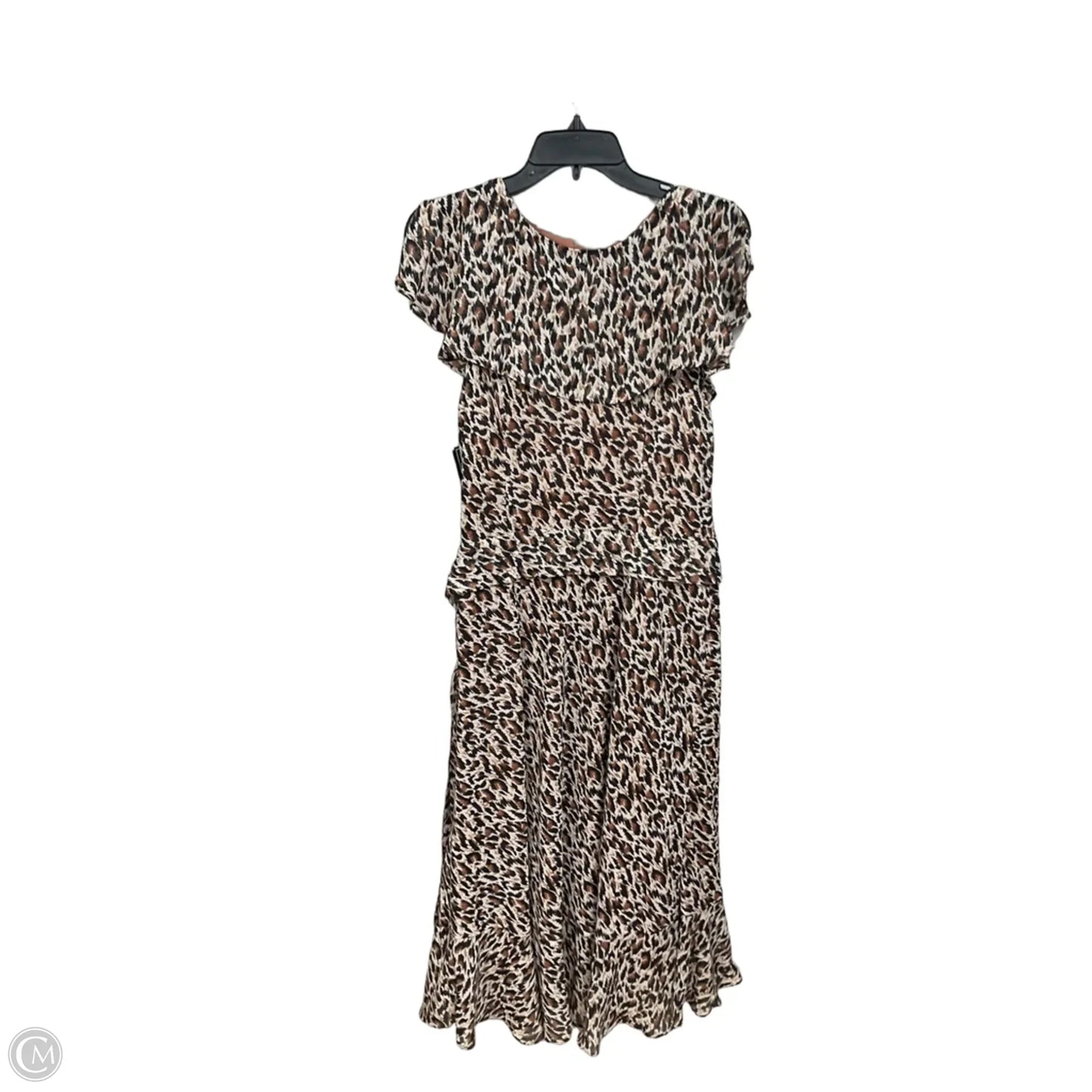 Dress Casual Maxi By Clothes Mentor In Animal Print, Size: L