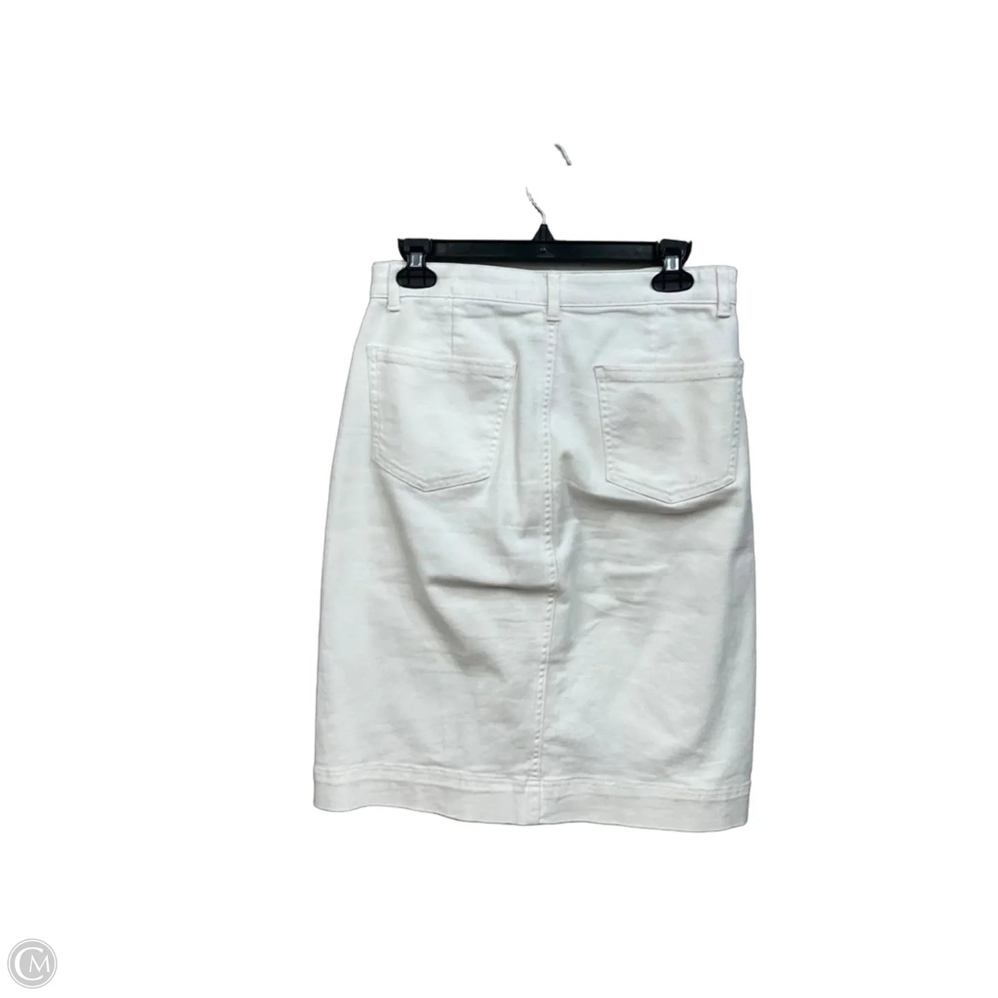Skirt Midi By Draper James In White Denim, Size: 8