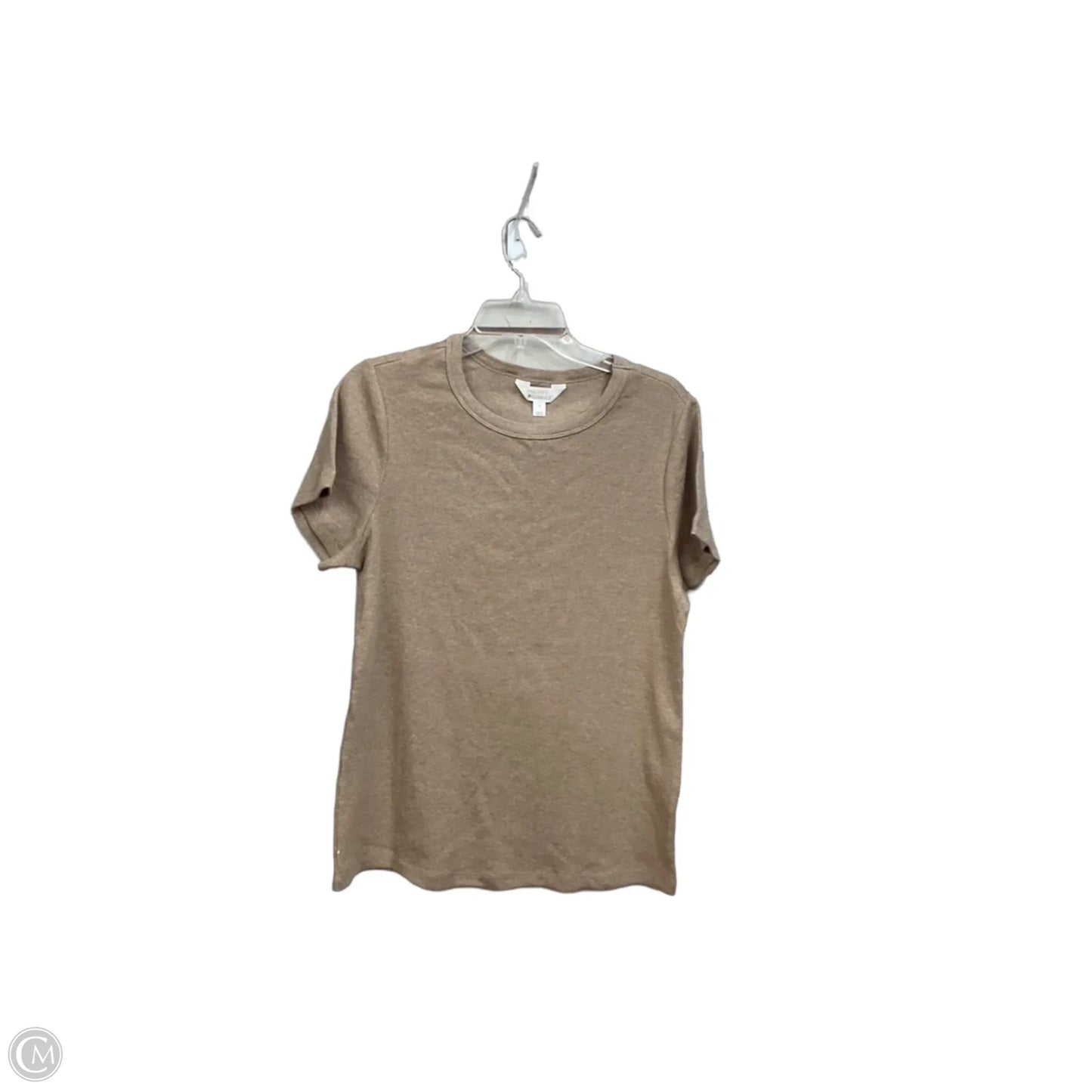 Top Short Sleeve By Market & Spruce In Tan, Size: 2x