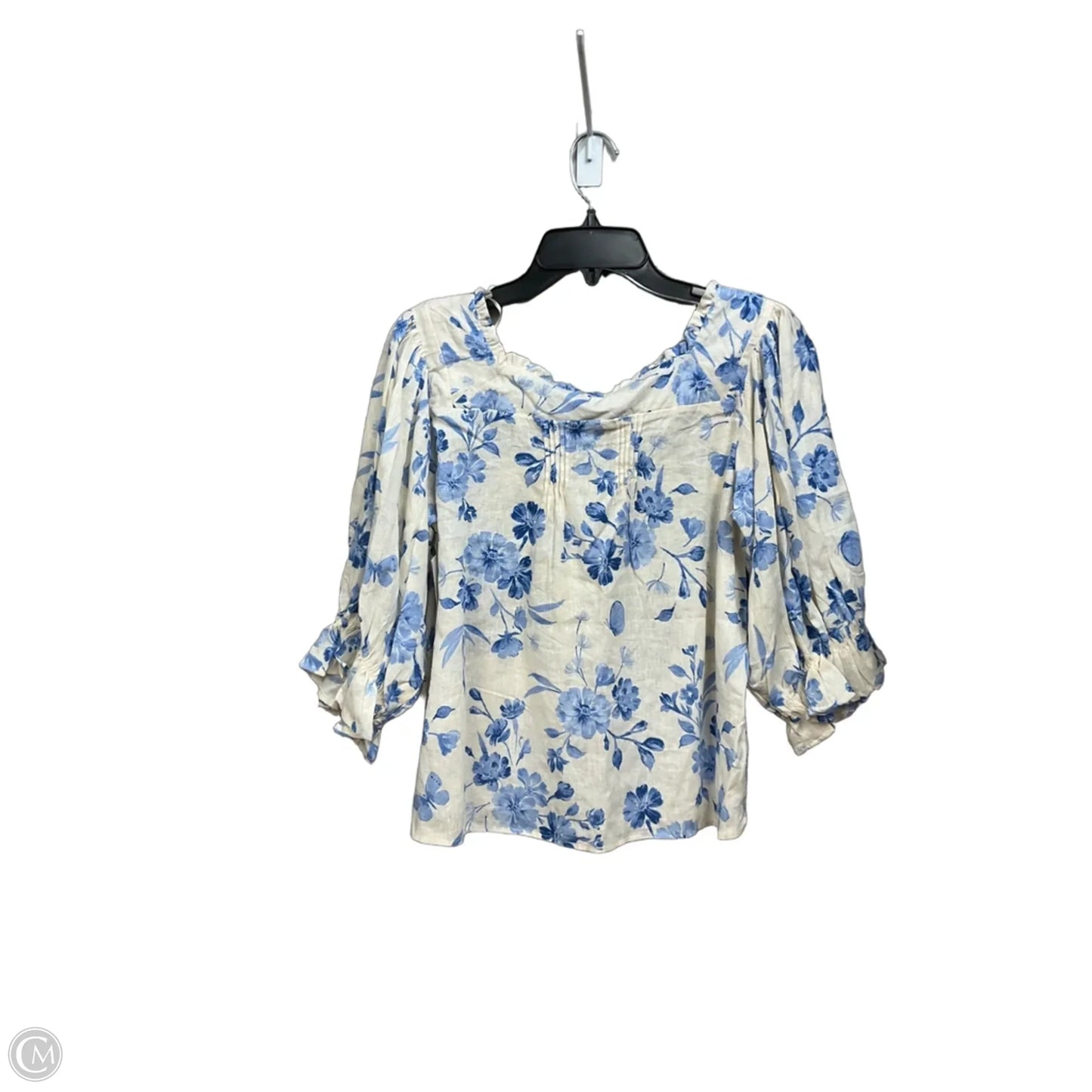 Top 3/4 Sleeve By Joie In Floral Print, Size: Xs