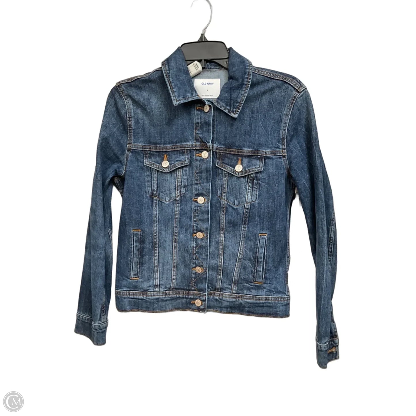 Jacket Denim By Old Navy In Blue Denim, Size: S