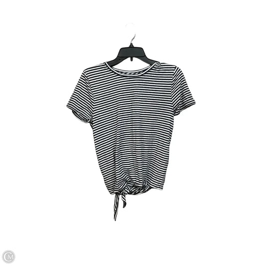 Top Short Sleeve By J. Crew In Striped Pattern, Size: M