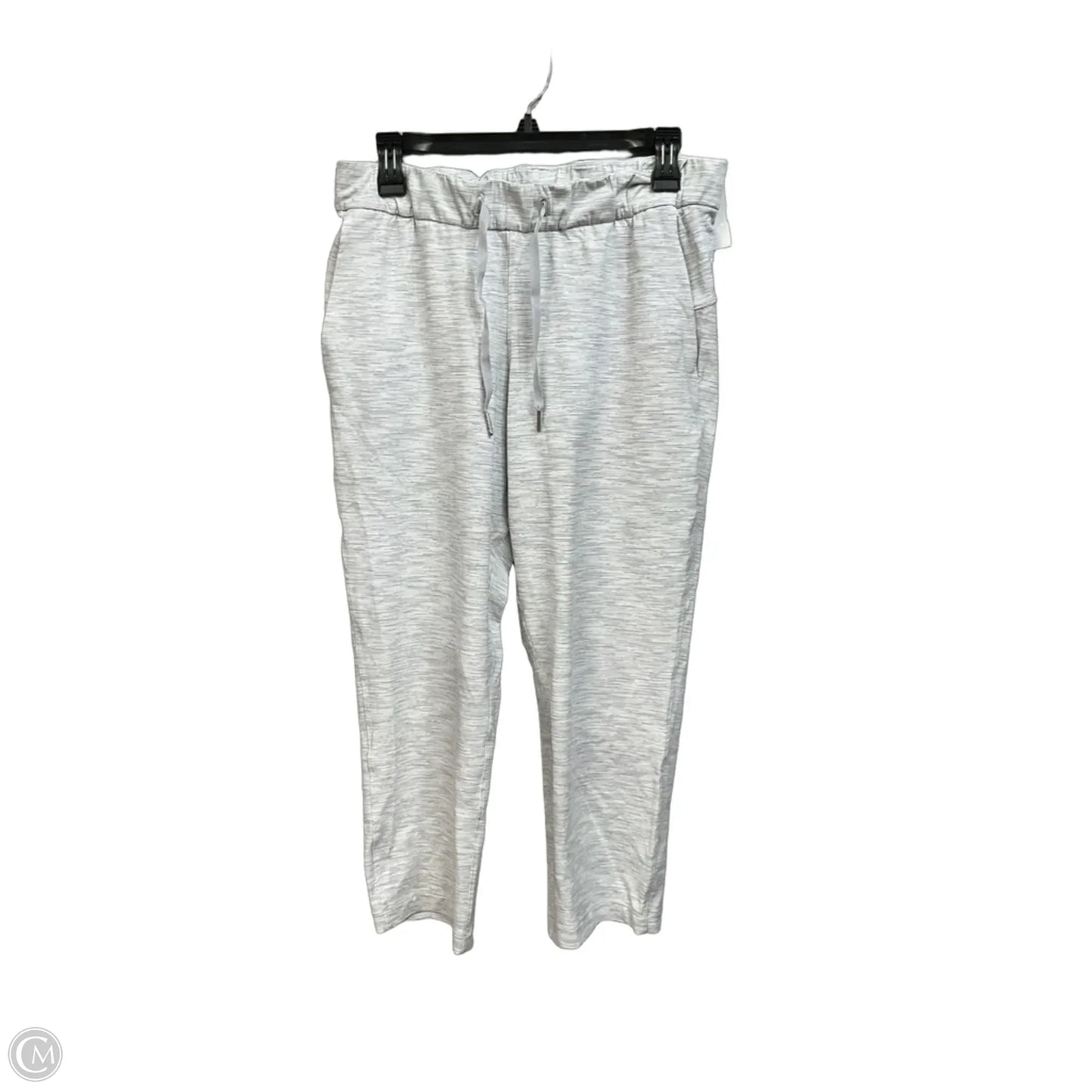 Athletic Capris By Lululemon In Grey, Size: M