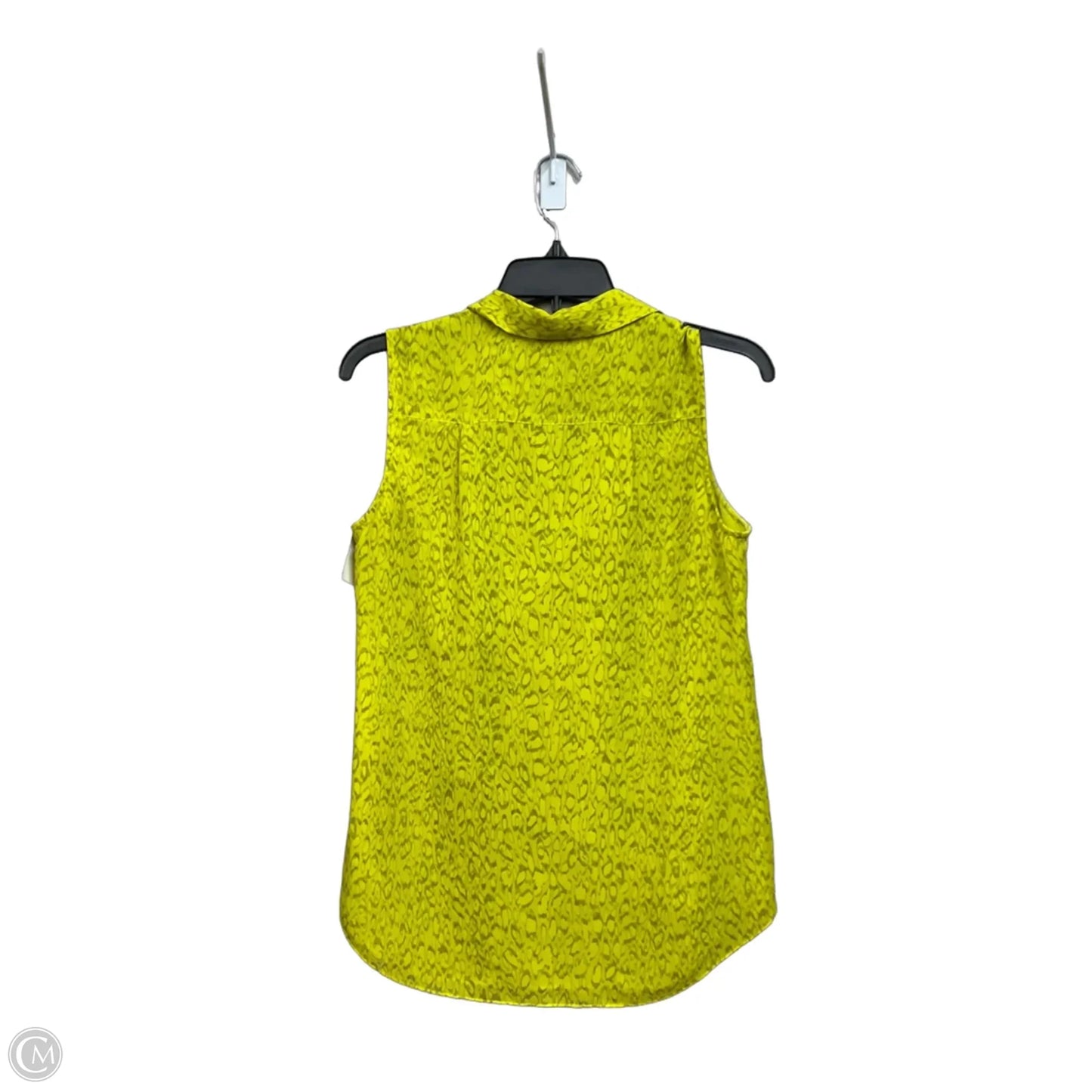 Top Sleeveless By Cabi In Yellow, Size: Xs