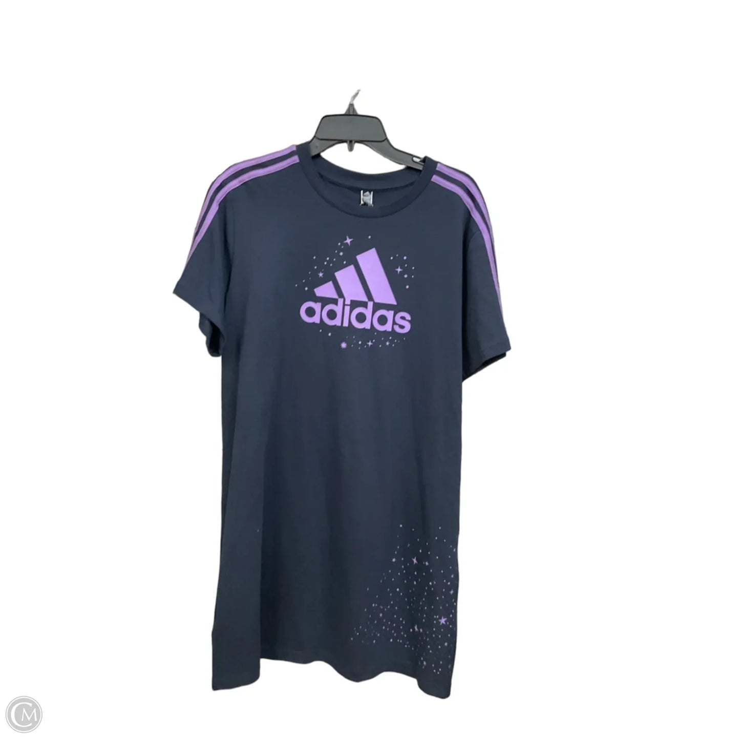 Athletic Dress By Adidas In Navy, Size: L