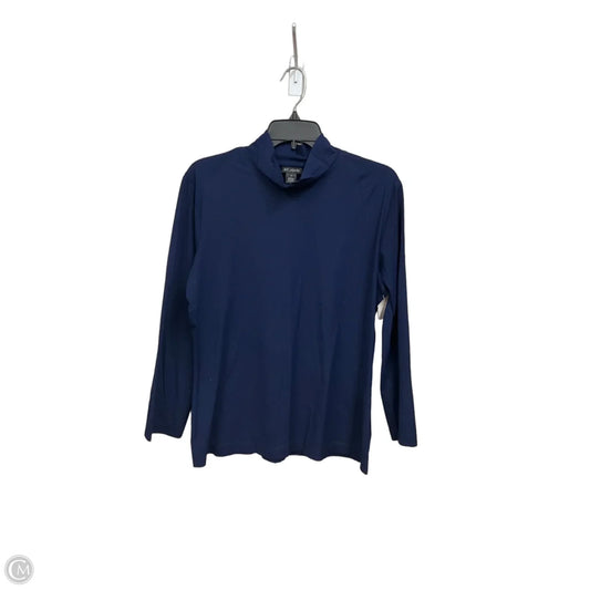 Top Long Sleeve Basic By St. John In Navy, Size: Xl