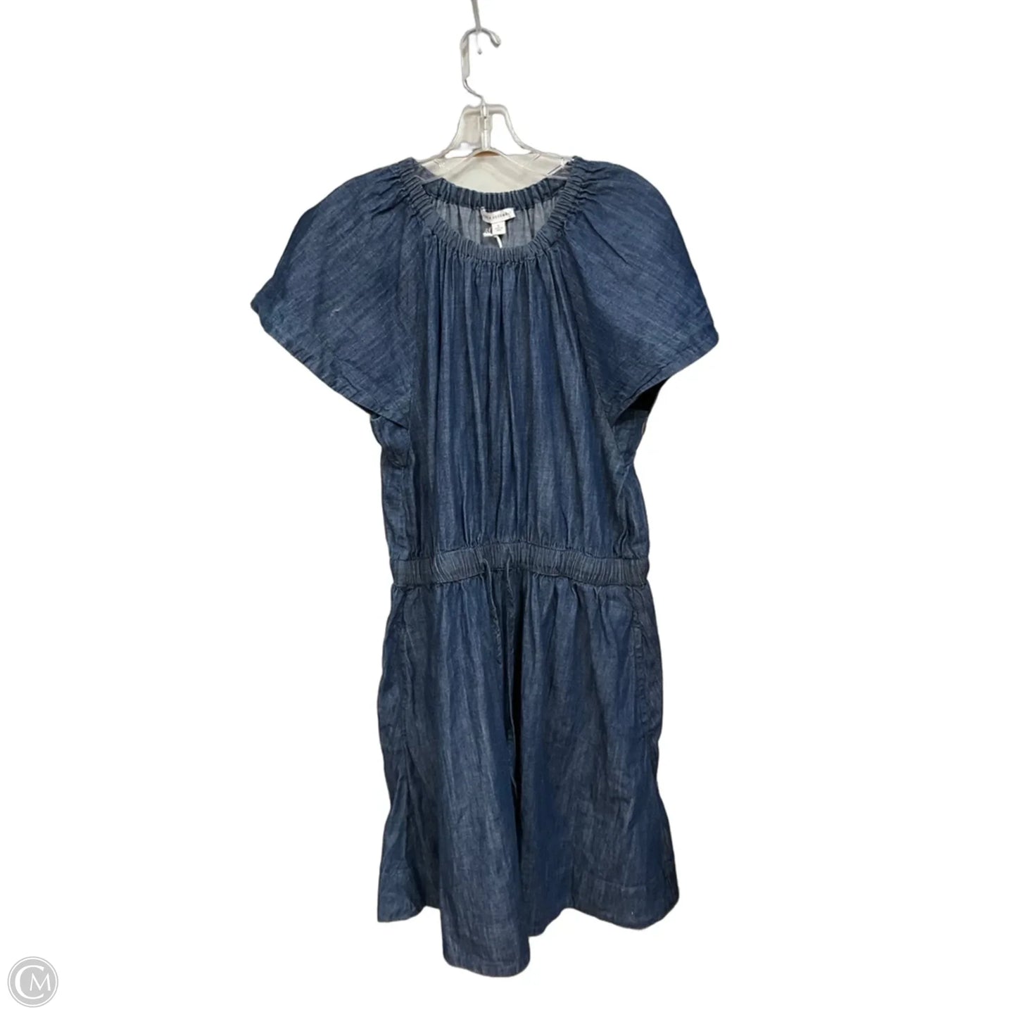 Dress Casual Midi By Free Assembly In Blue Denim, Size: L