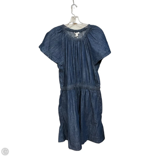 Dress Casual Midi By Free Assembly In Blue Denim, Size: L