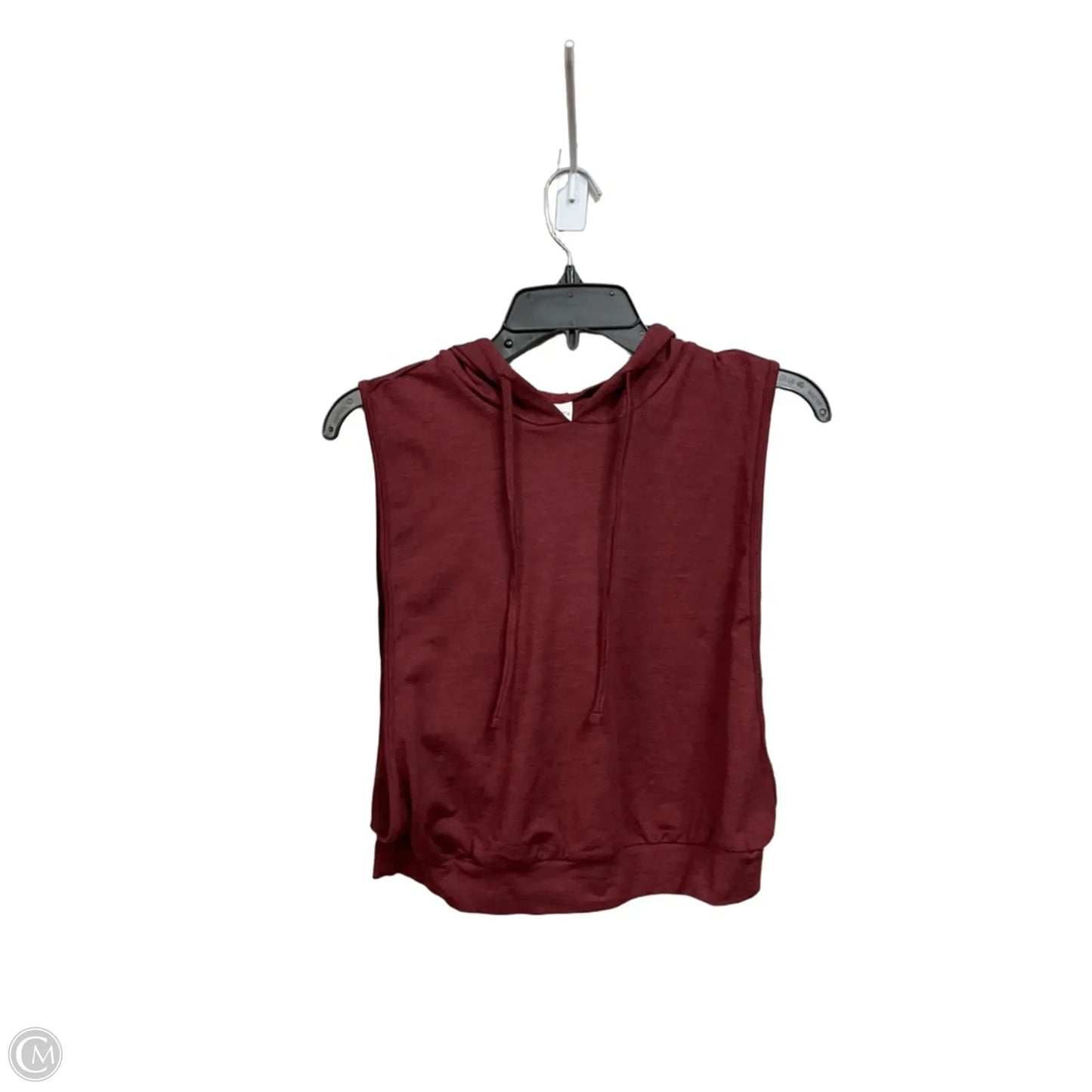 Athletic Tank Top By Halara In Maroon, Size: S