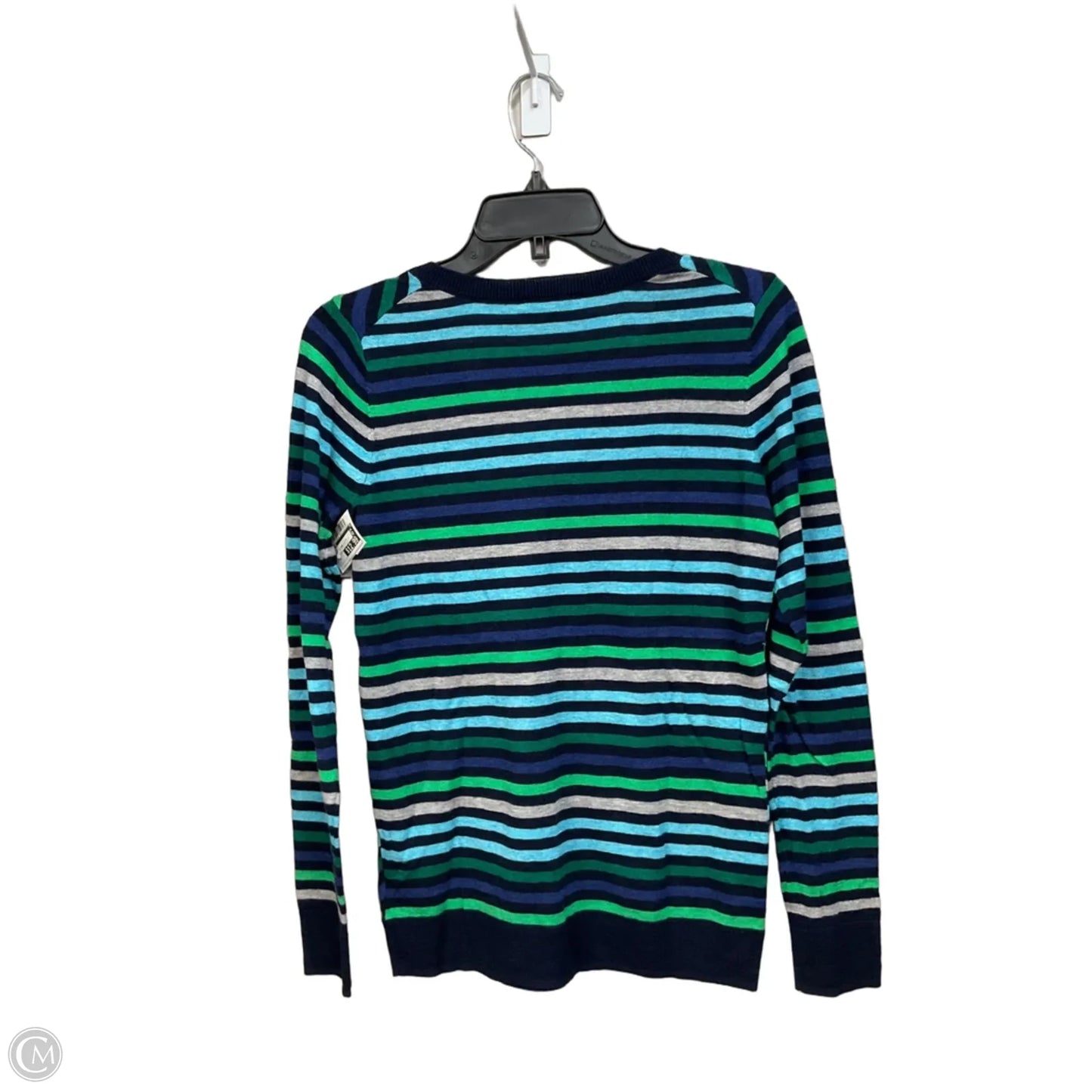Top Long Sleeve By Limited In Striped Pattern, Size: S