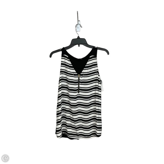 Top Sleeveless By Express In Black & White, Size: M