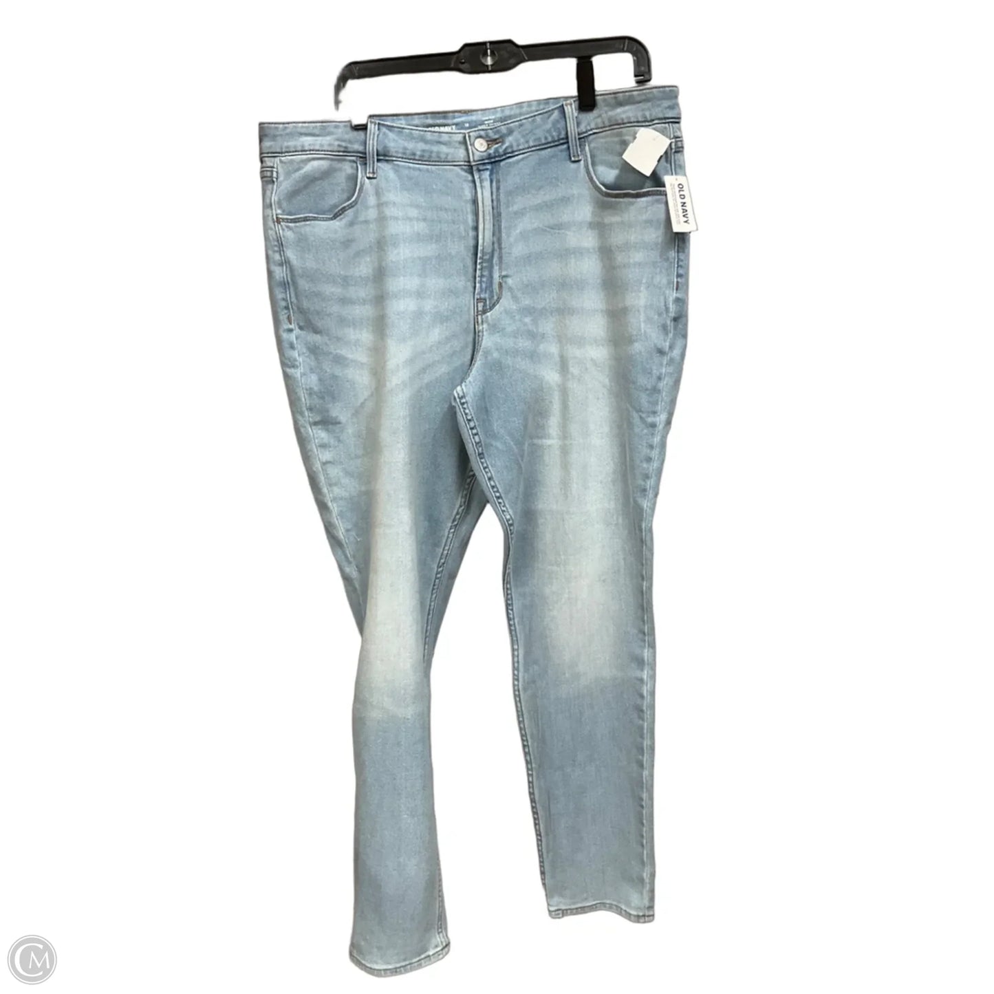 Jeans Skinny By Old Navy In Blue Denim, Size: 18