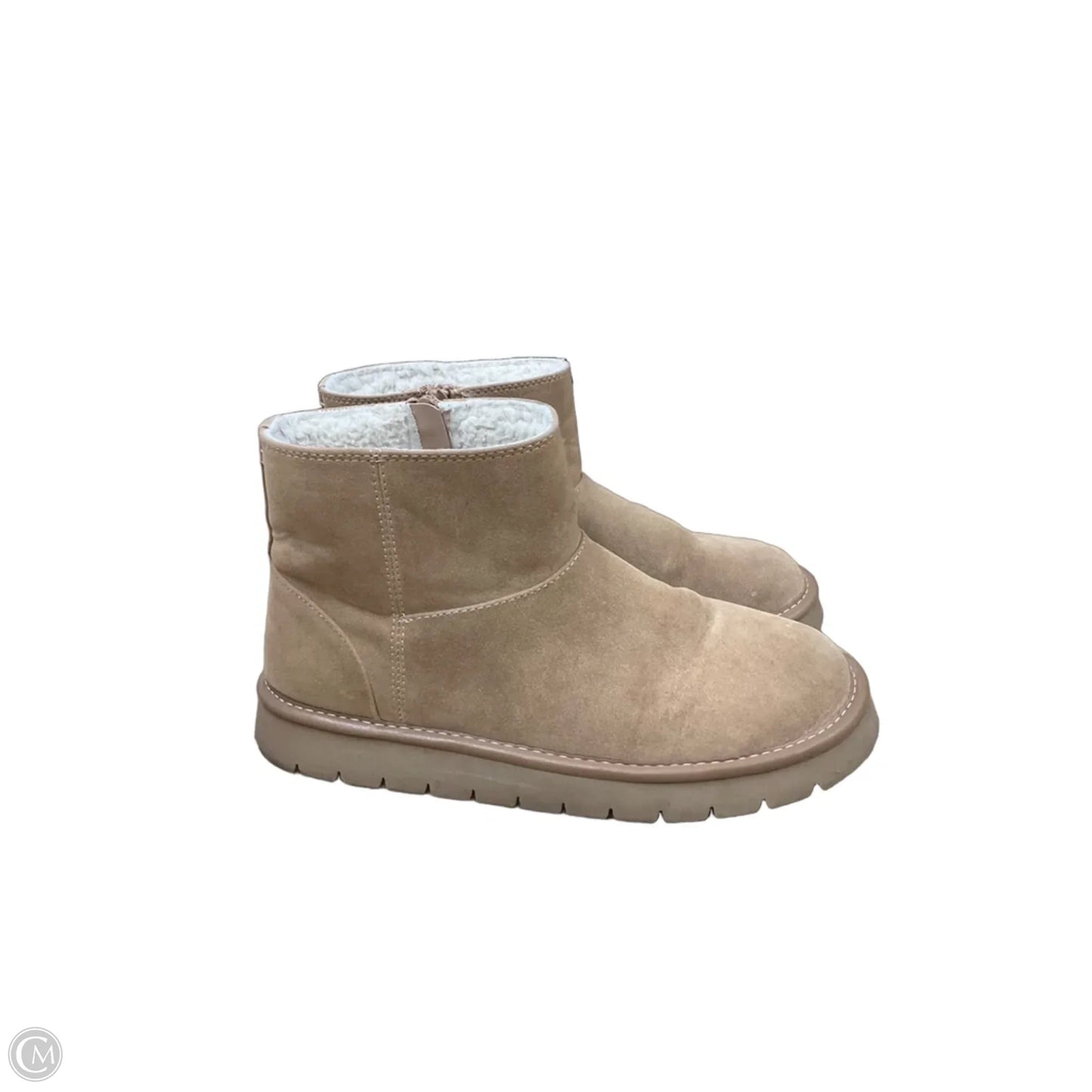 Boots Ankle Flats By Universal Thread In Tan, Size: 7