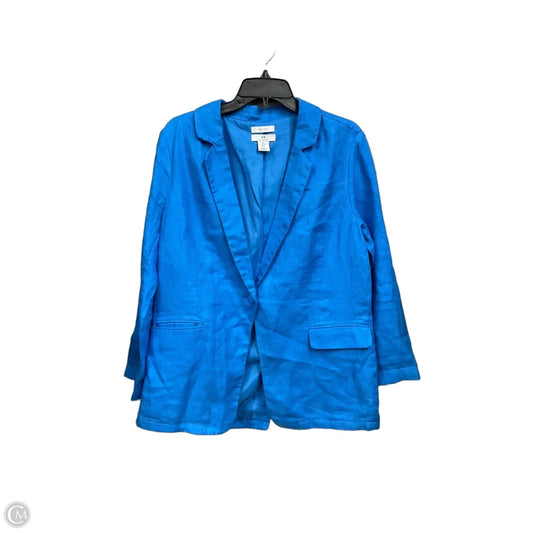 Blazer Designer By Halston In Blue, Size: M