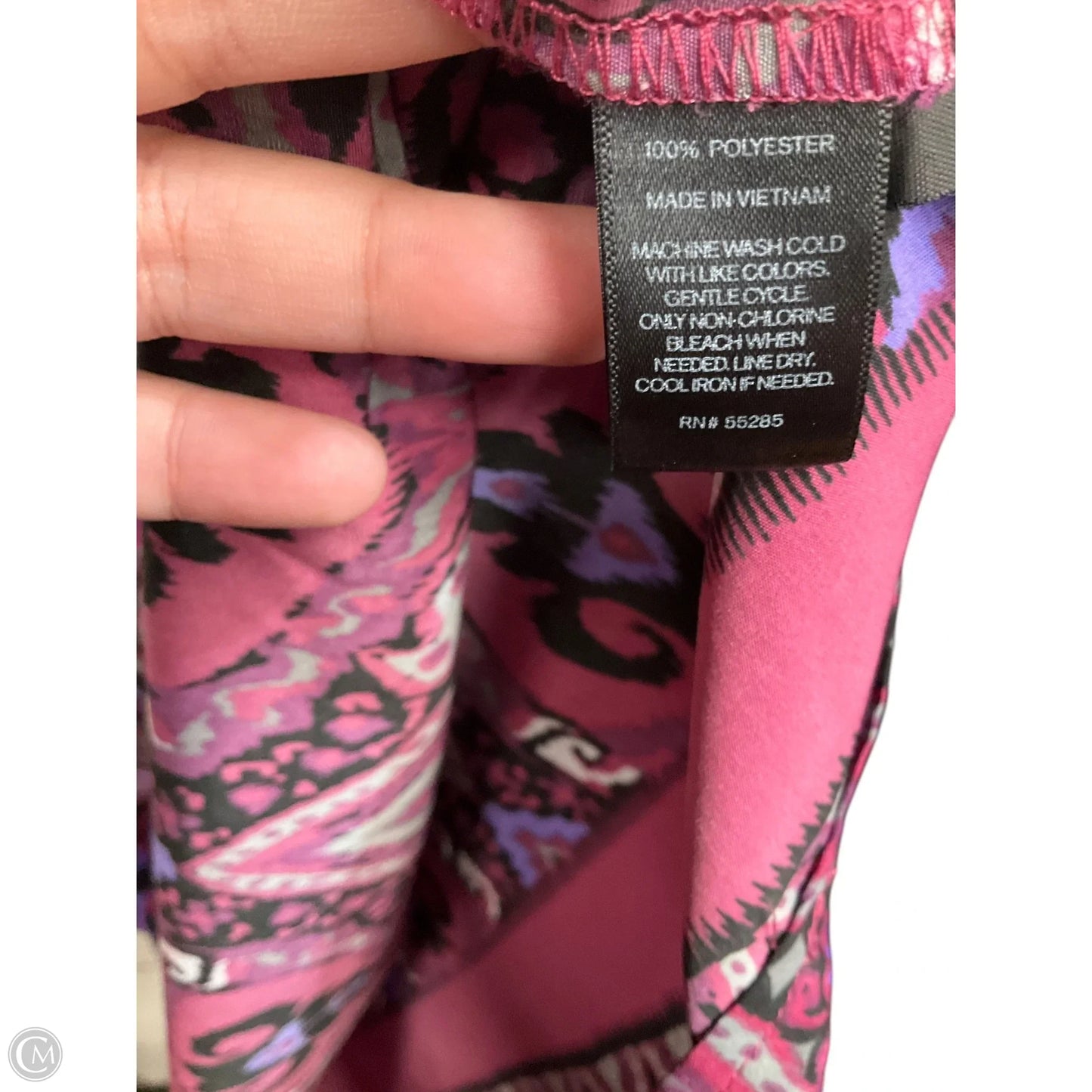 Dress Casual Short By Express In Maroon, Size: S