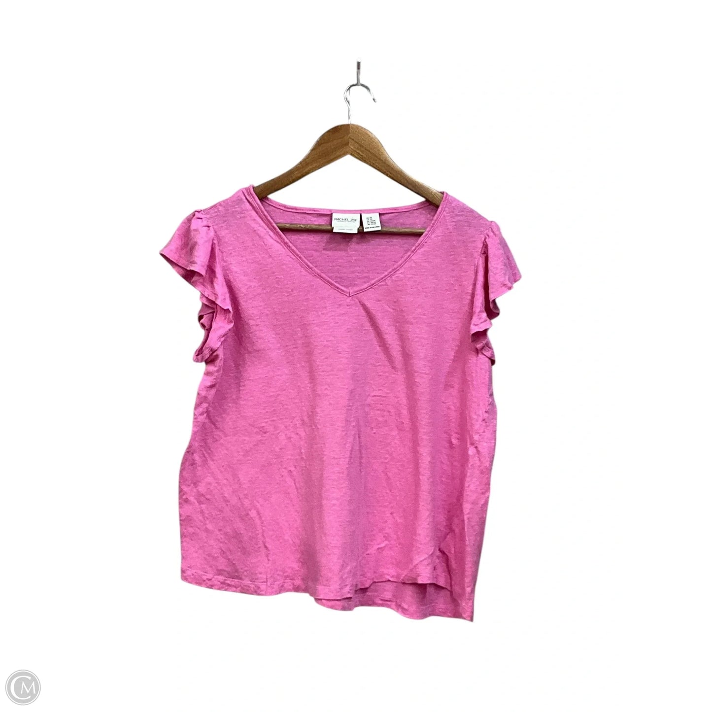 Top Short Sleeve By Rachel Zoe In Pink, Size: 2x