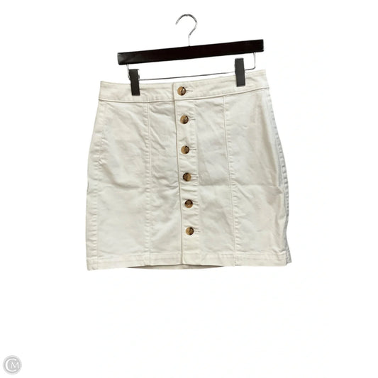 Skirt Mini & Short By Loft In White, Size: S