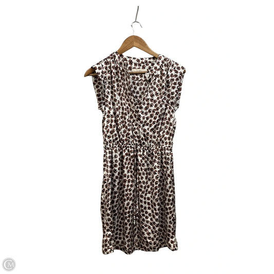 Dress Casual Short By Loft In Brown & Cream, Size: Xs