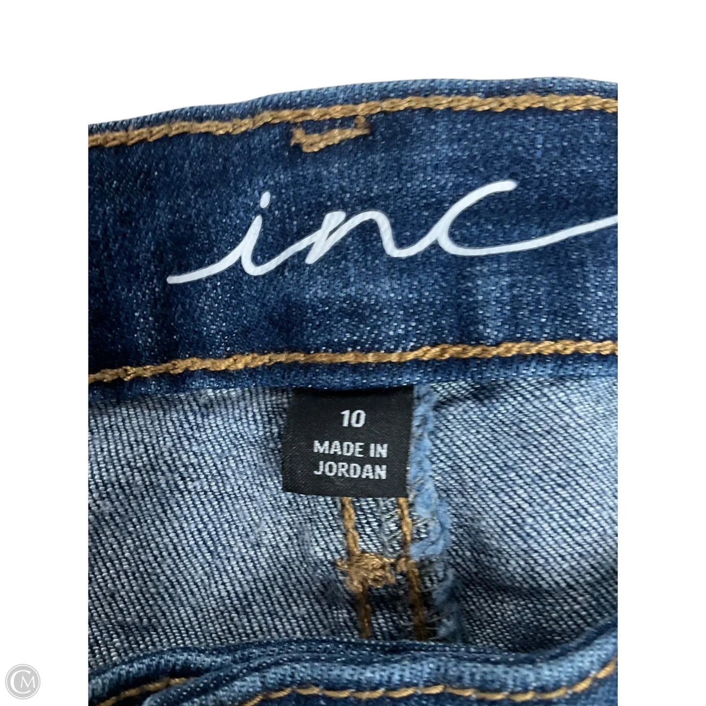 Jeans Boyfriend By Inc In Blue Denim, Size: 10