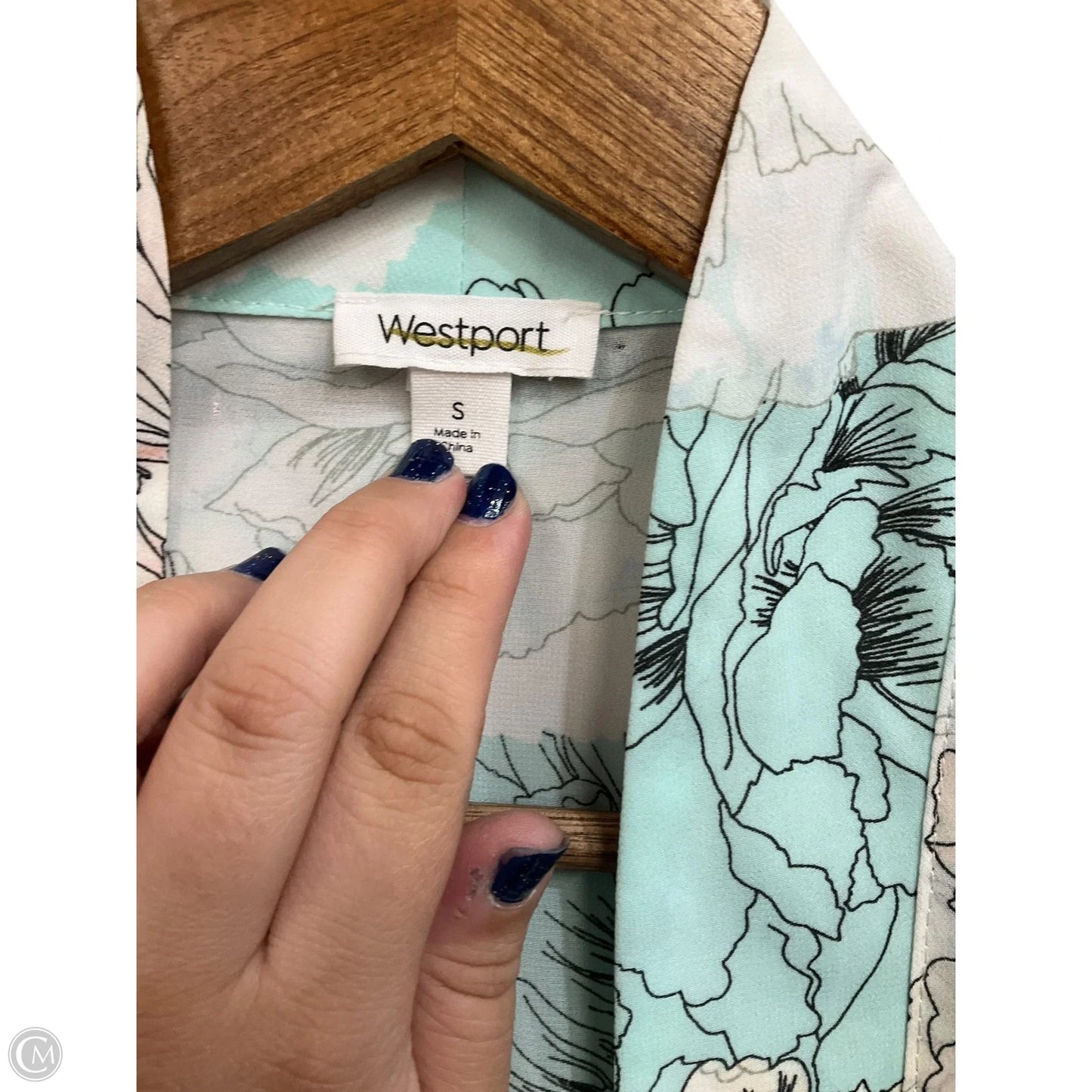 Kimono By Westport In Green, Size: S