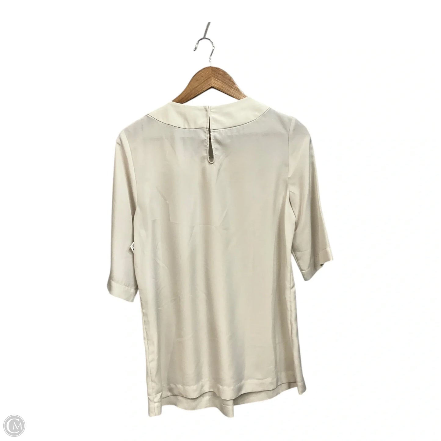 Tunic 3/4 Sleeve By Simply Vera In Tan, Size: S