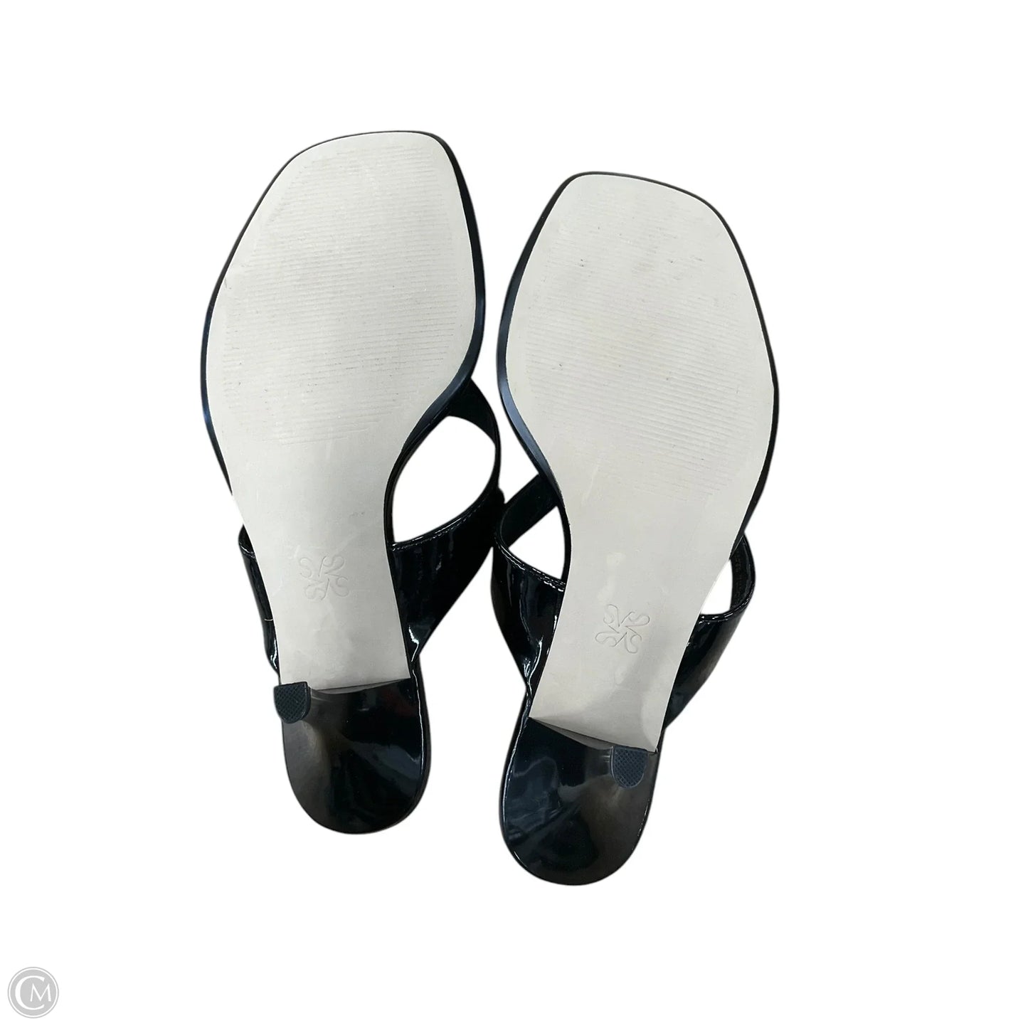 Sandals Heels Stiletto By Simply Vera In Black, Size: 8.5