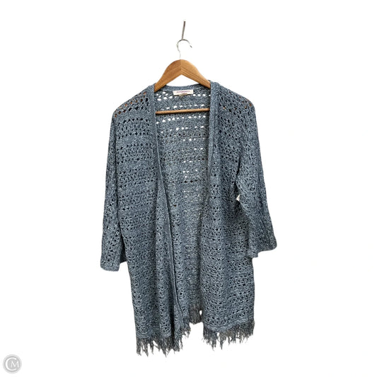 Cardigan By Allison Daley In Blue, Size: 1x