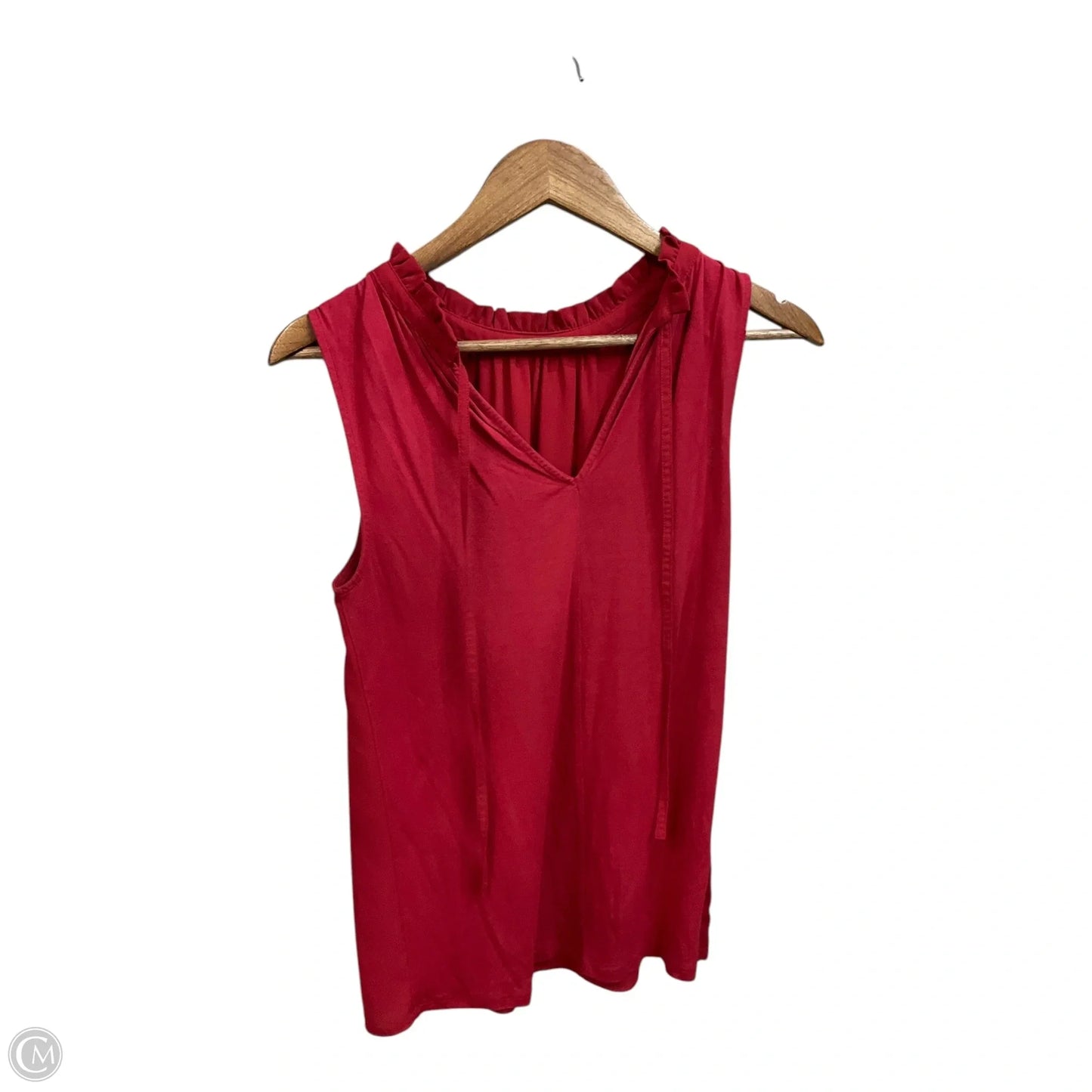 Top Sleeveless By Loft In Red, Size: Xs