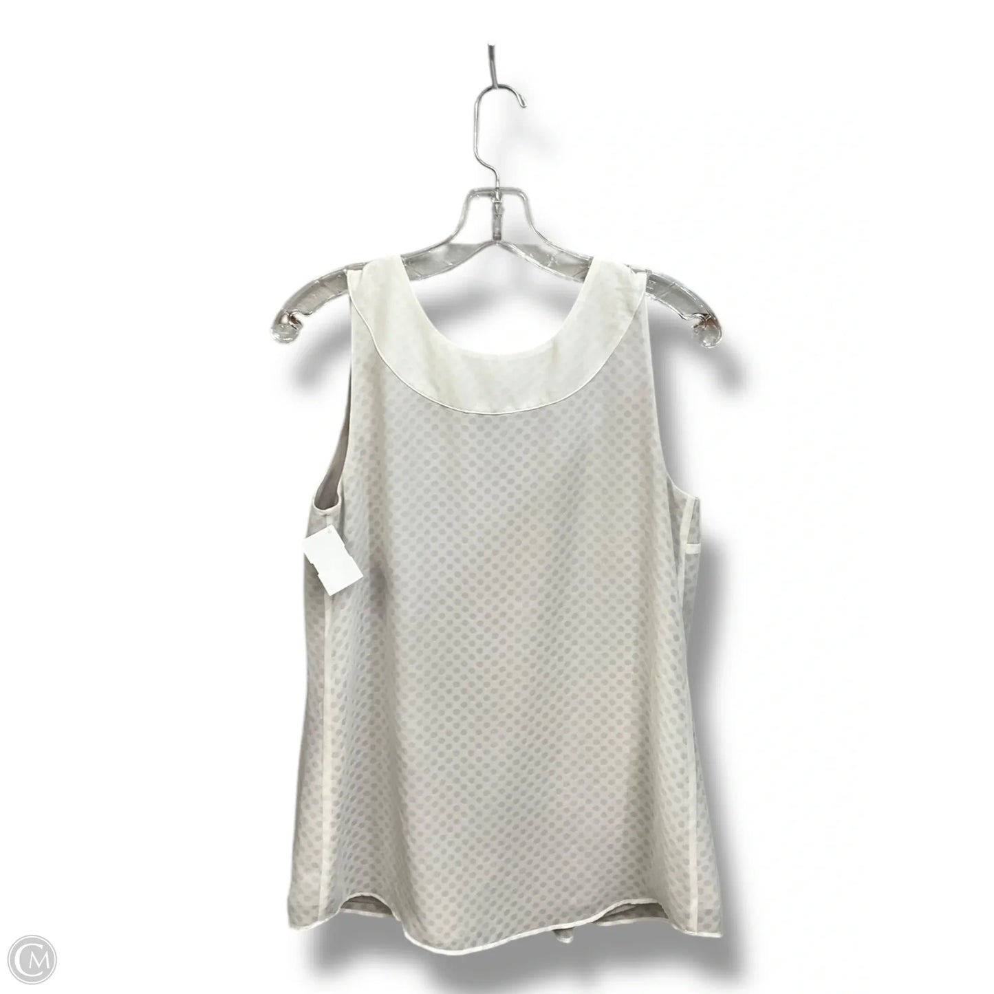 Top Sleeveless By Soft Surroundings In White, Size: Xs
