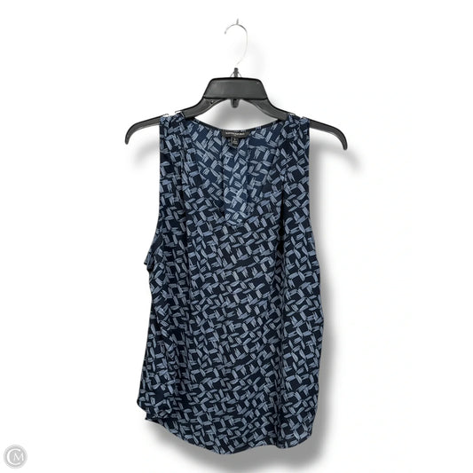Top Sleeveless By Banana Republic In Blue, Size: L