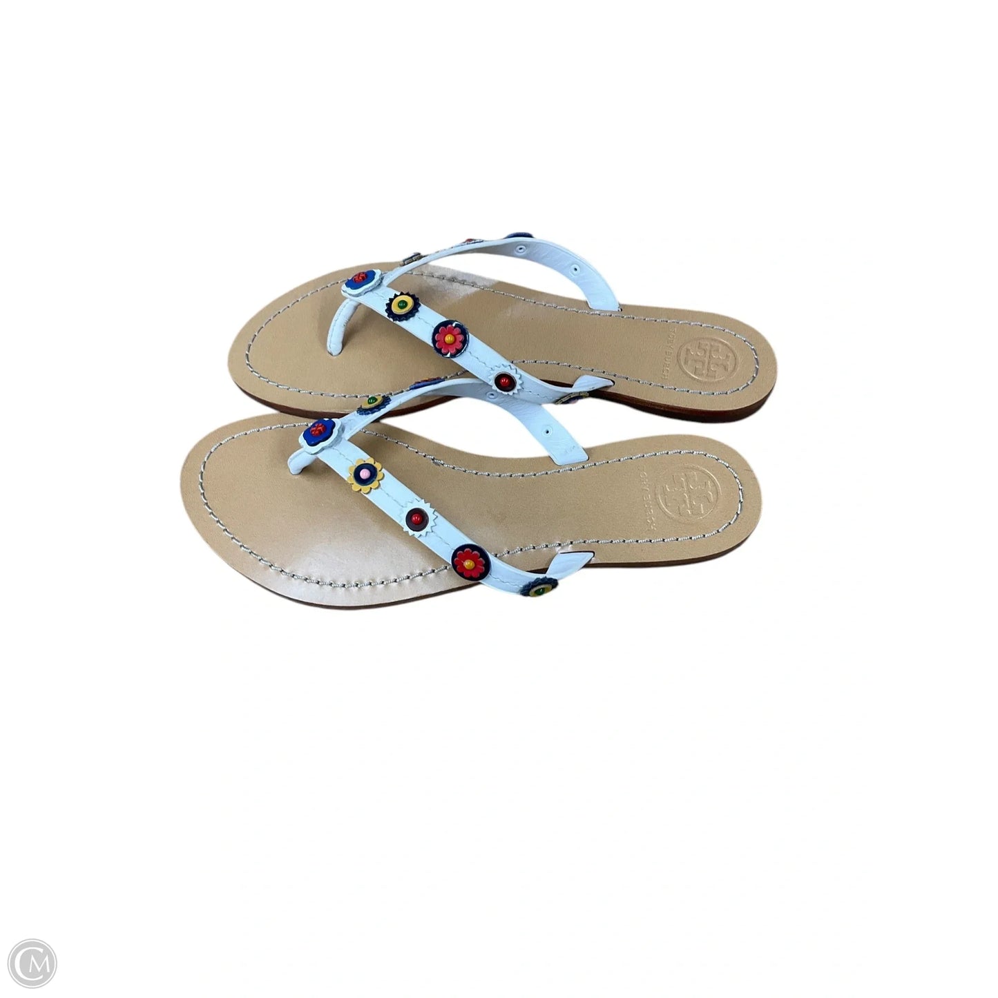 Sandals Designer By Tory Burch In White, Size: 6