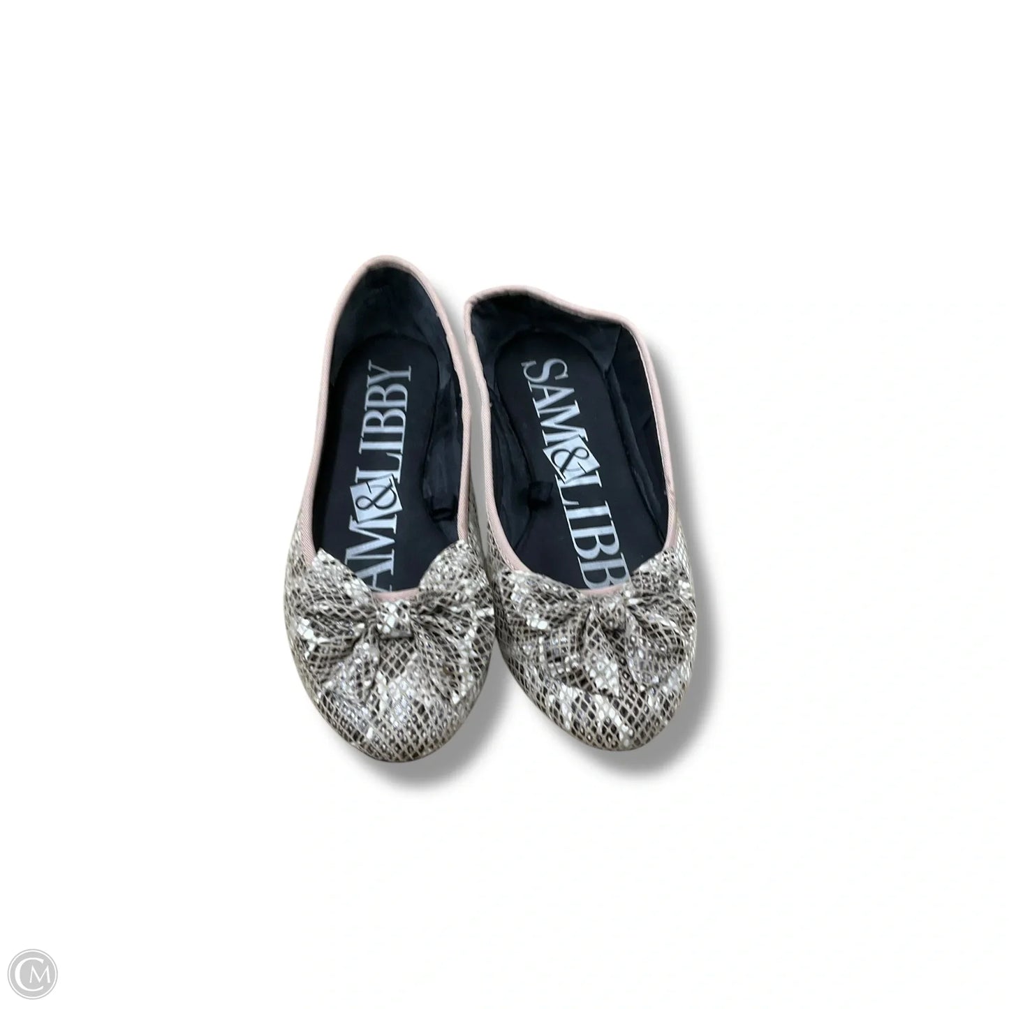 Shoes Flats By Sam And Libby In Snakeskin Print, Size: 7
