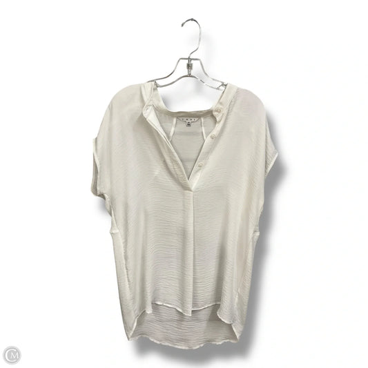 Top Sleeveless By Cabi In White, Size: M